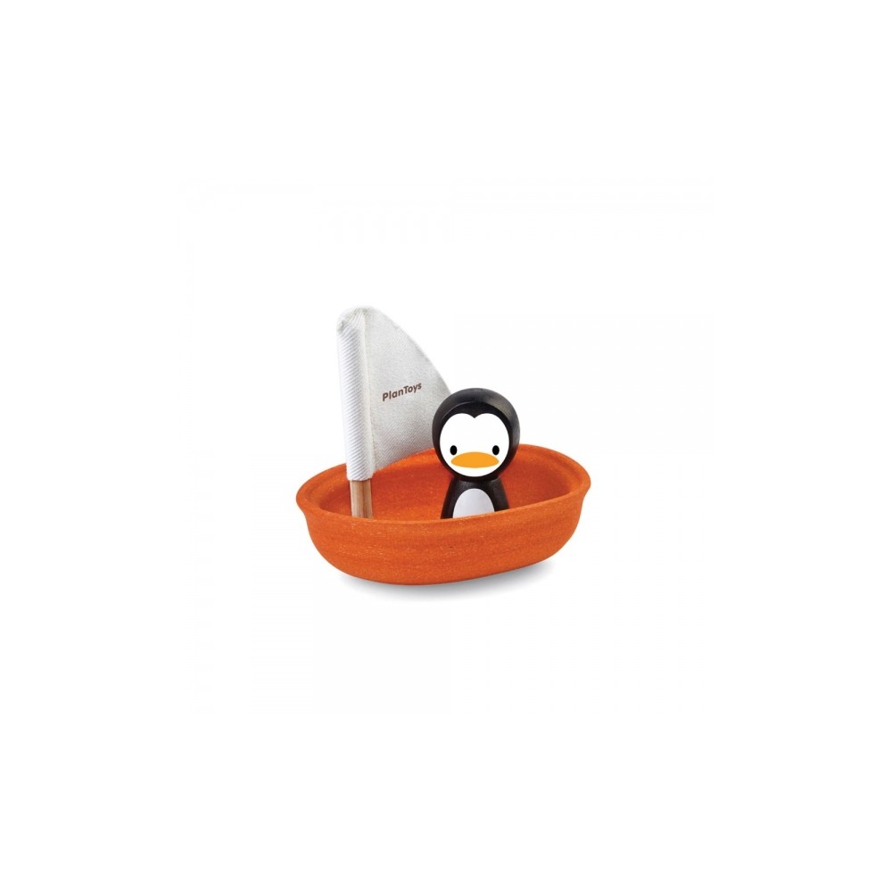 Badespielzeug Segelboot Pinguin