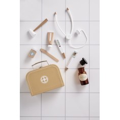 Docteur Valise avec instruments en bois