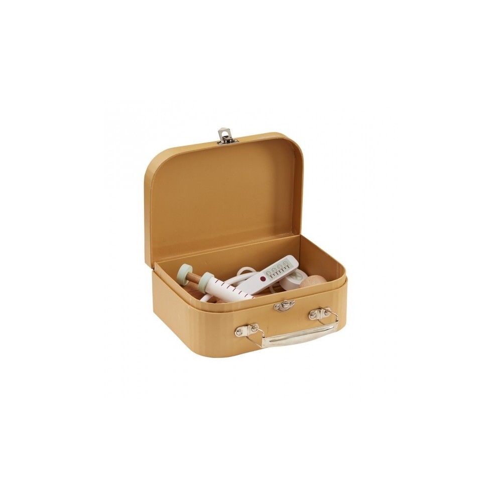 Docteur Valise avec instruments en bois
