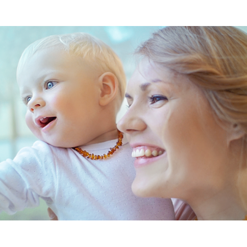 Amberos Bernsteinkette, Nuggets Splitter Honig Gelb