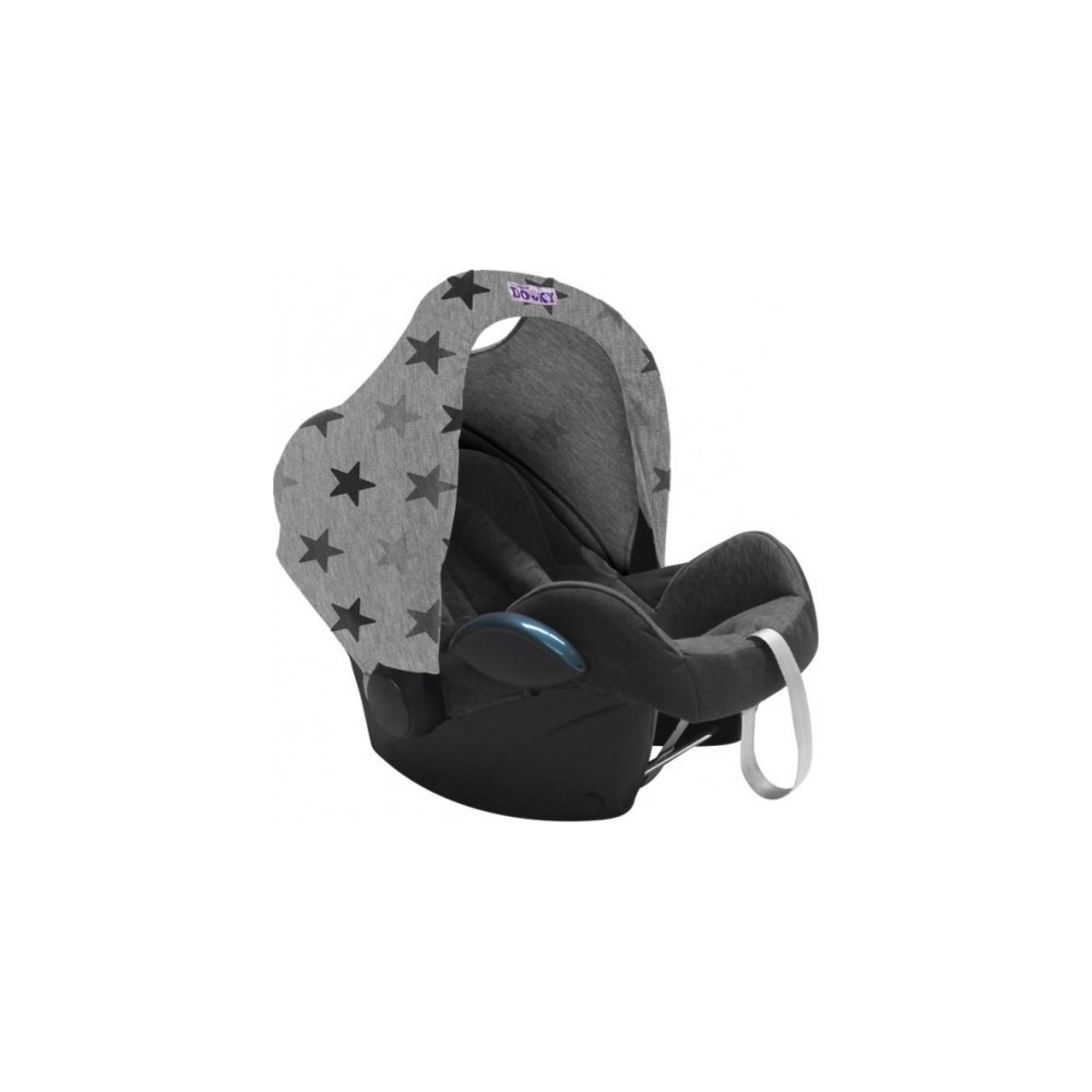 Sweat à capuche avec protection UV, étoiles grises