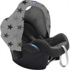 Sweat à capuche avec protection UV, étoiles grises