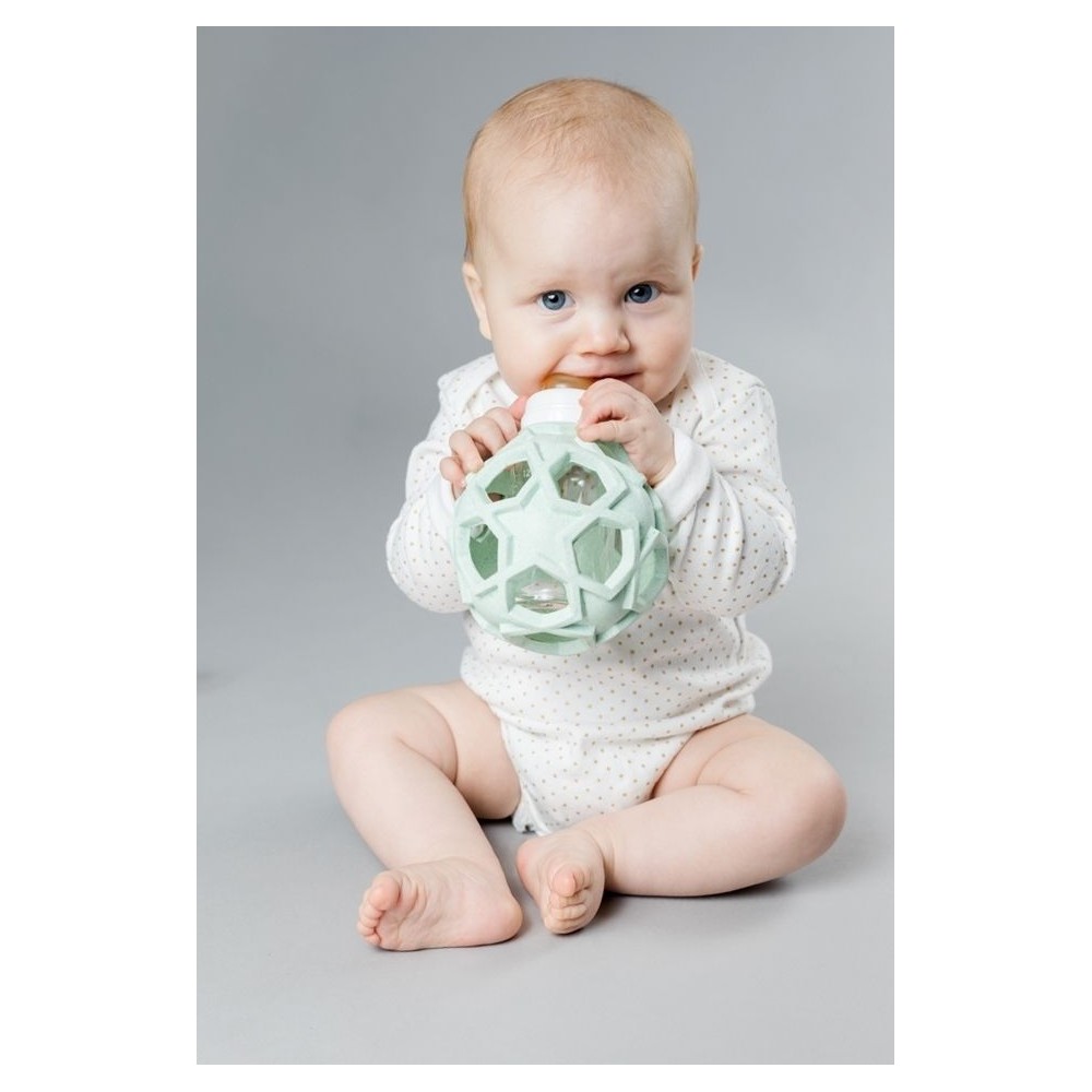 Schoppenfläschchen aus Glas (120 ml), Starball upcycled mint