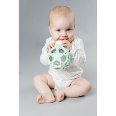 Schoppenfläschchen aus Glas (120 ml), Starball upcycled mint