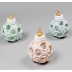 Schoppenfläschchen aus Glas (120 ml), Starball upcycled mint