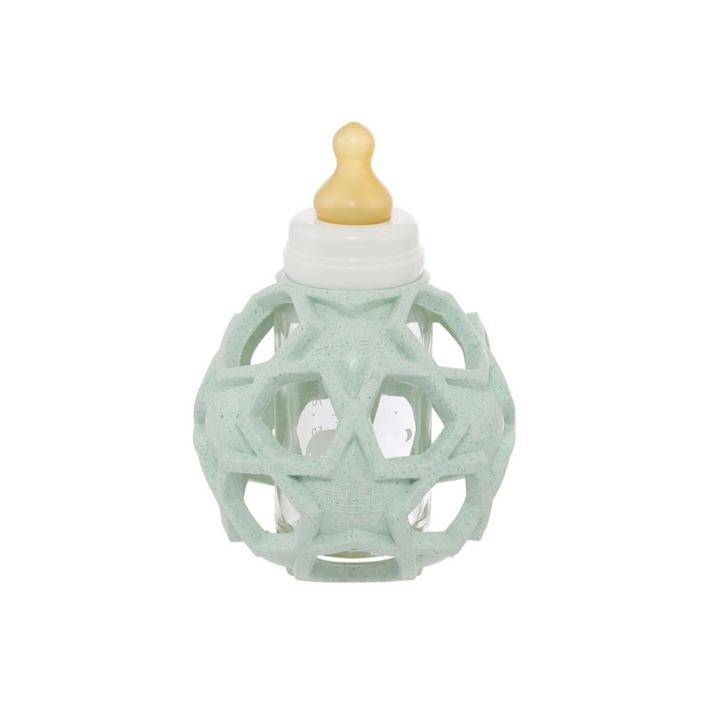 Schoppenfläschchen aus Glas (120 ml), Starball upcycled mint