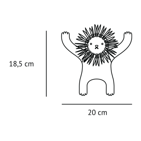 Tresxics Wandhaken Löwe