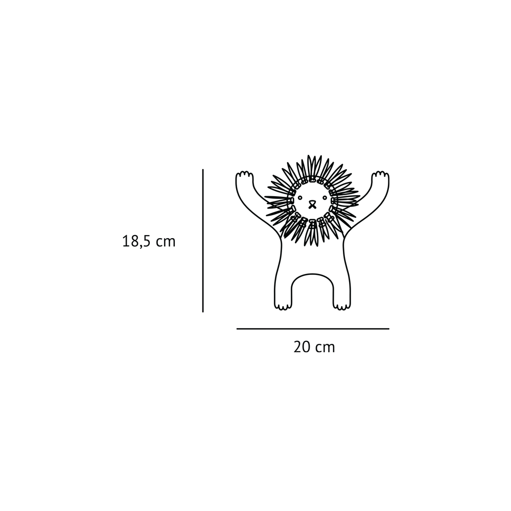 Tresxics Wandhaken Löwe