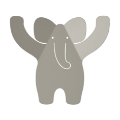 Tresxics Wandhaken Elefant