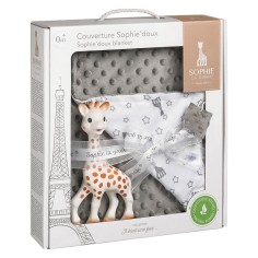 Sophie la girafe Geschenkeset mit Kuscheldecke