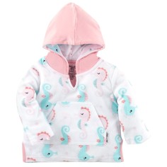 Zoocchini Frotte-Kapuzenshirt - Sally das Seepferdchen