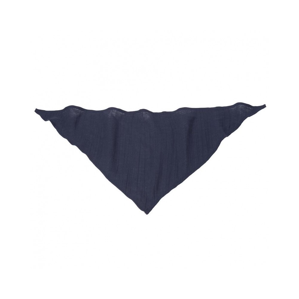 Musselin Dreieckstuch Bib, Blau