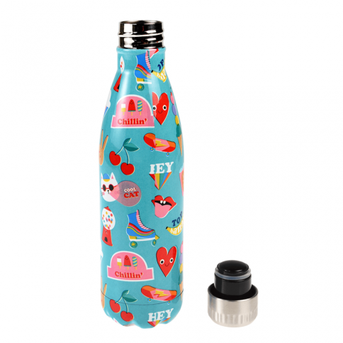 Rex London Edelstahl Thermosflasche, Top Banana
