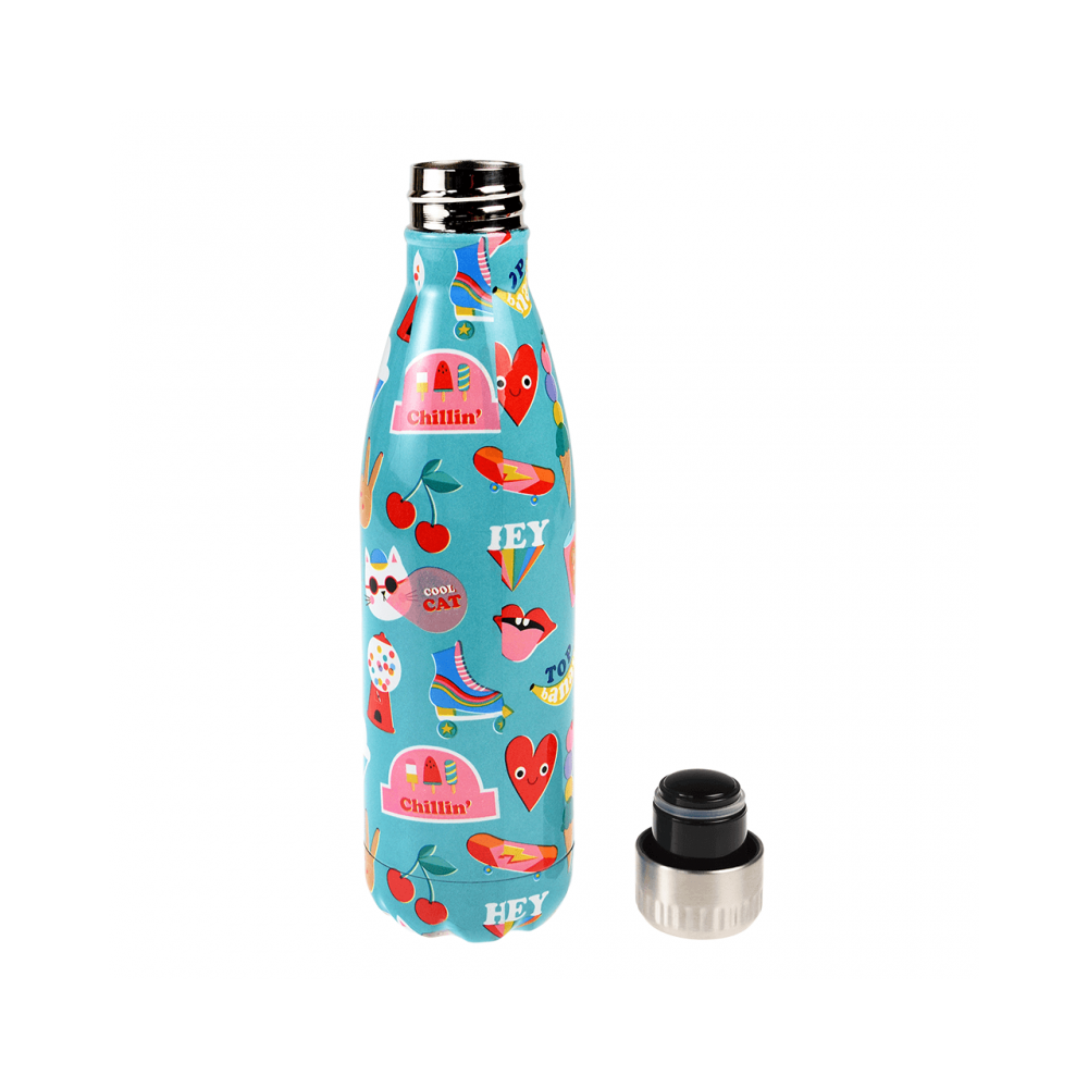 Rex London Edelstahl Thermosflasche, Top Banana
