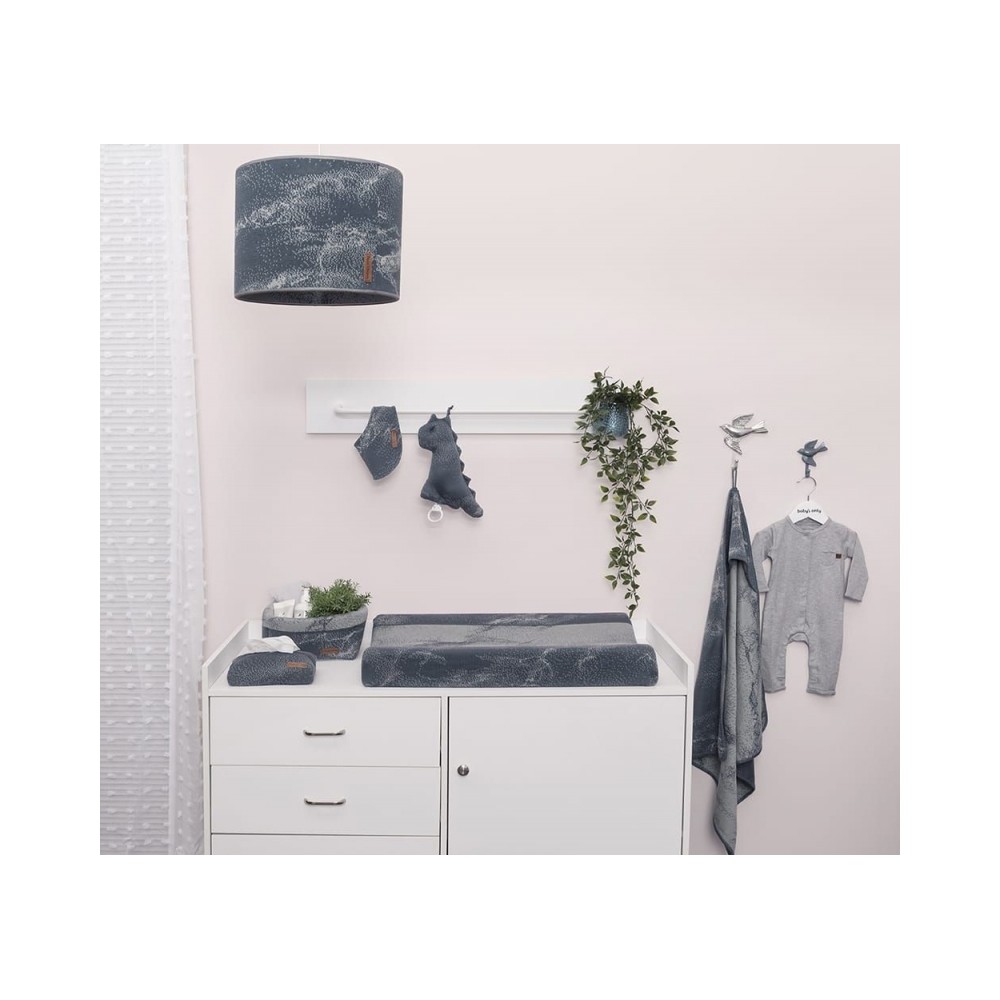 Baby's Only Aufbewahrungskorb Marble, Cool Grey Lila