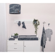 Baby's Only Aufbewahrungskorb Marble, Cool Grey Lila