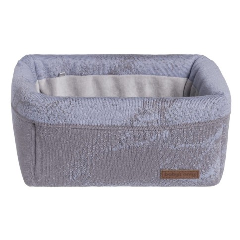 Baby's Only Aufbewahrungskorb Marble, Cool Grey Lila