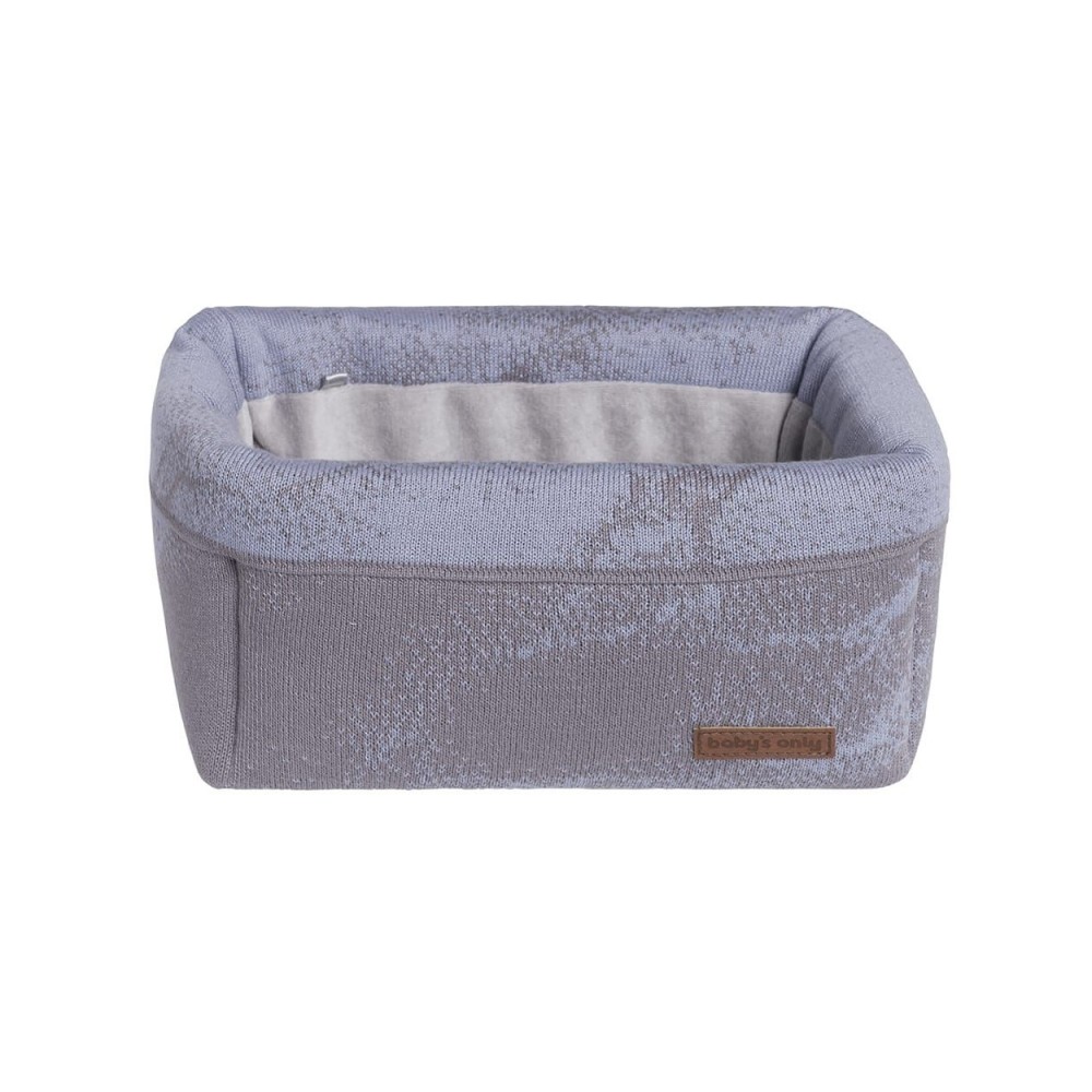 Baby's Only Aufbewahrungskorb Marble, Cool Grey Lila