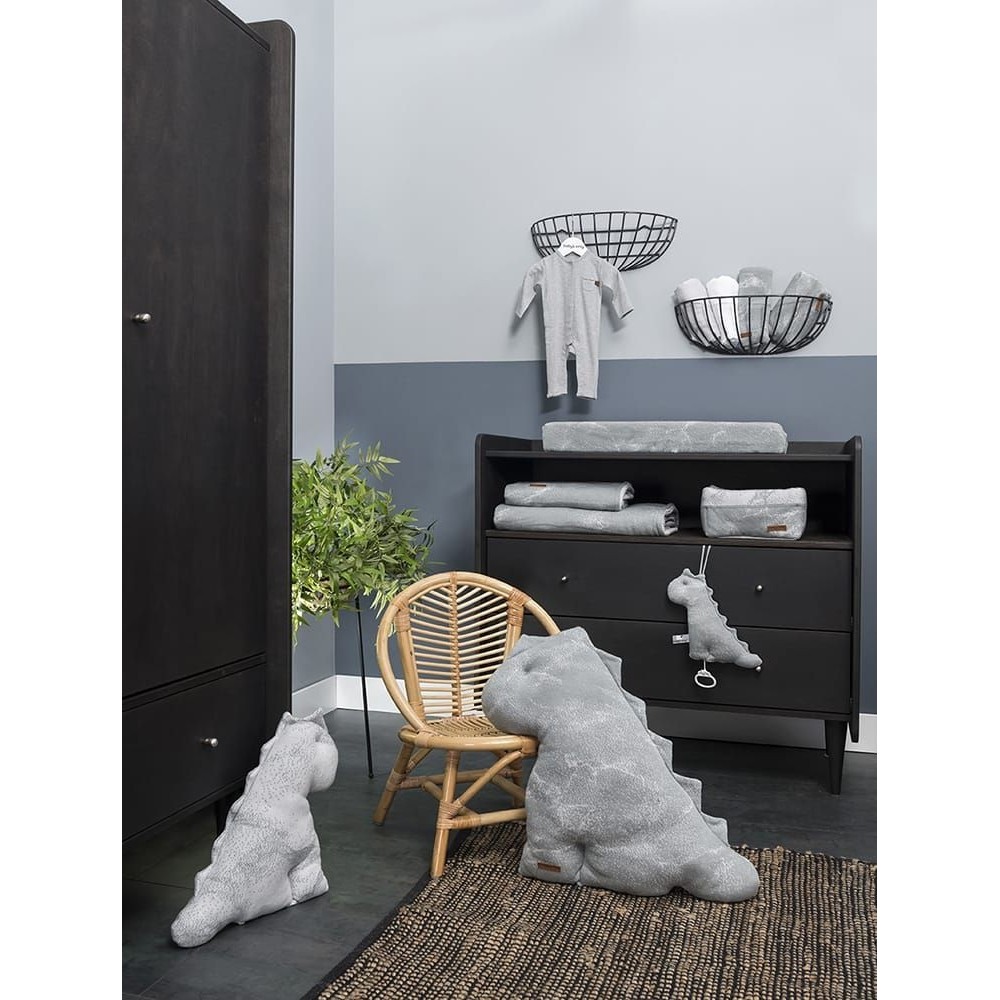 Baby's Only Aufbewahrungskorb Marble, Granit Grau