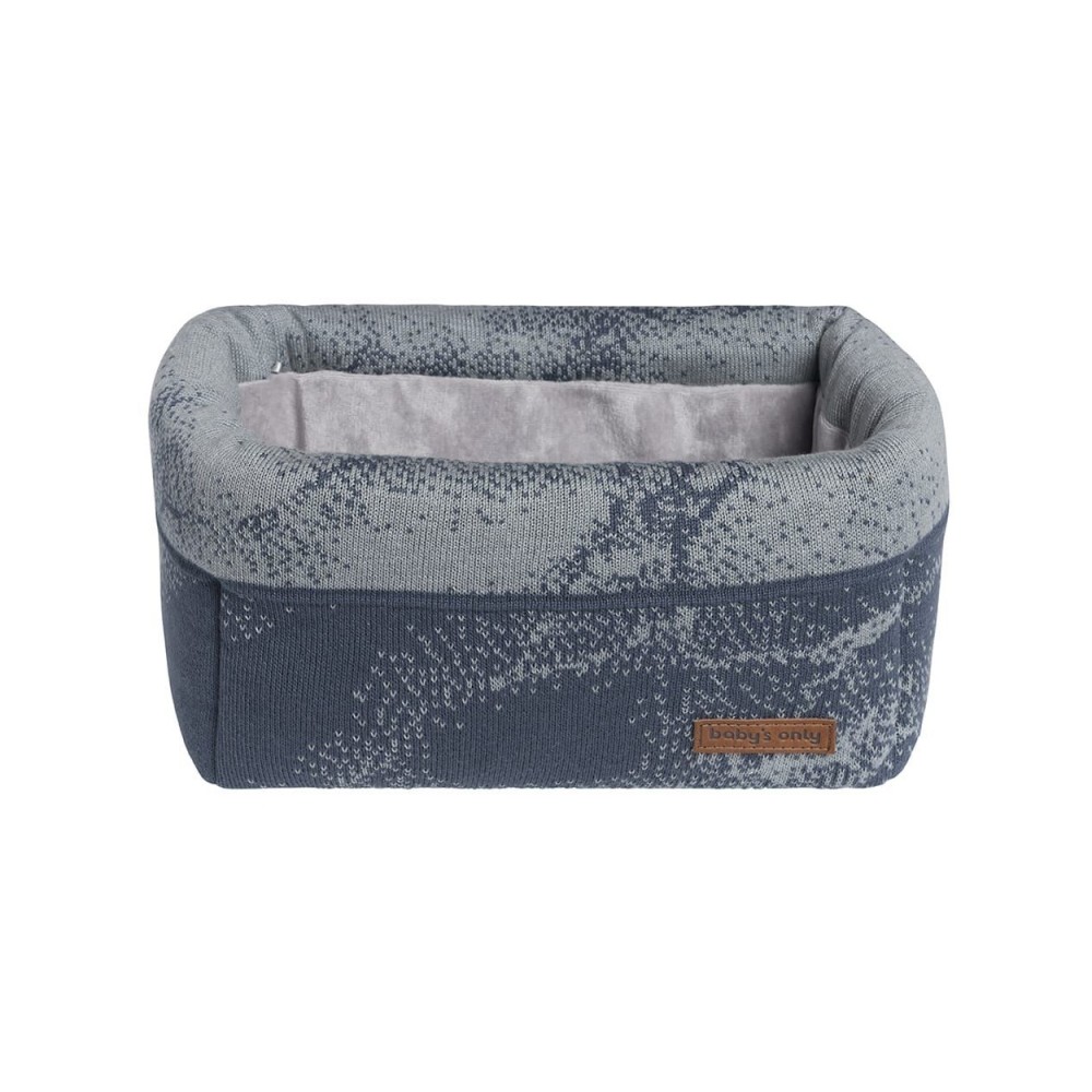 Baby's Only Aufbewahrungskorb Marble, Granit Grau