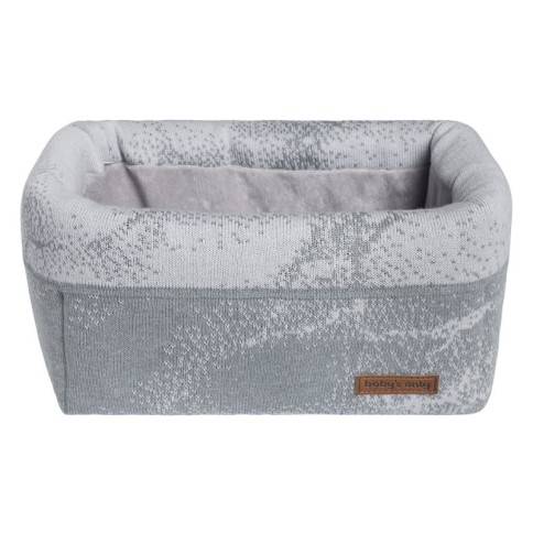Baby's Only Aufbewahrungskorb Marble, Grau Silbergrau