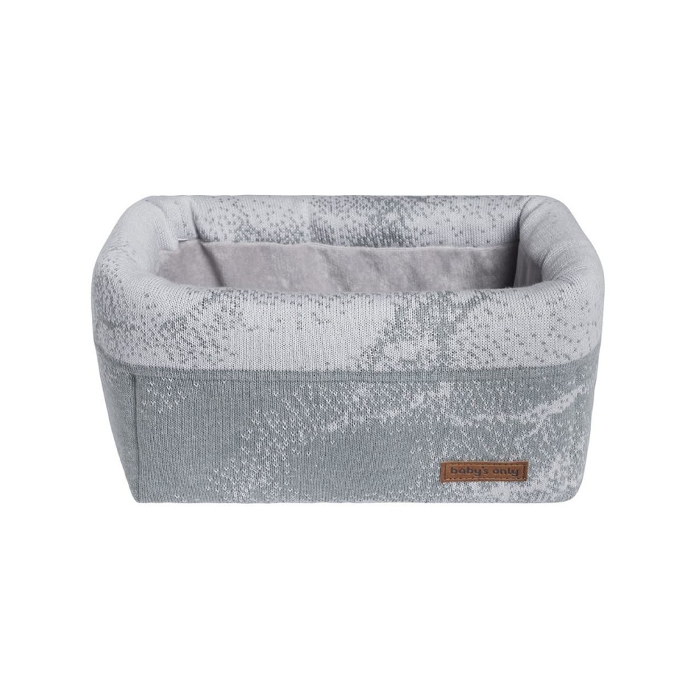 Baby's Only Aufbewahrungskorb Marble, Grau Silbergrau