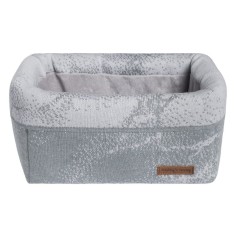 Baby's Only Aufbewahrungskorb Marble, Grau Silbergrau