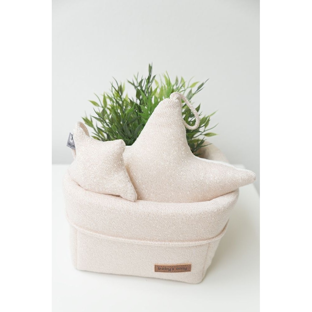 Babys Only Aufbewahrungskorb Sparkle, Elfenbein meliert