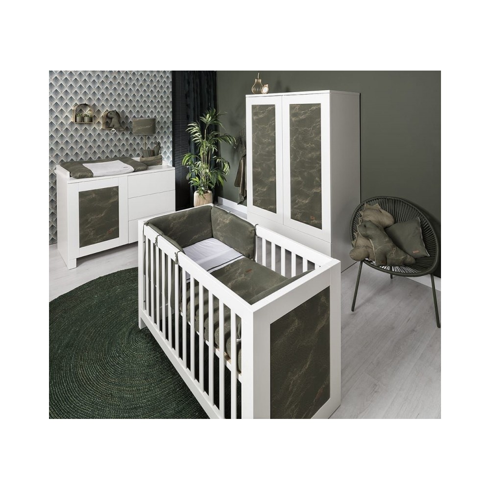 Baby's Only Bettnestchen Marble, Altrosa Rosa