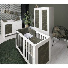 Baby's Only Bettnestchen Marble, Altrosa Rosa