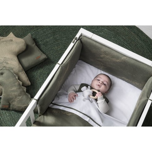 Baby's Only Bettnestchen Marble, Grau Silbergrau