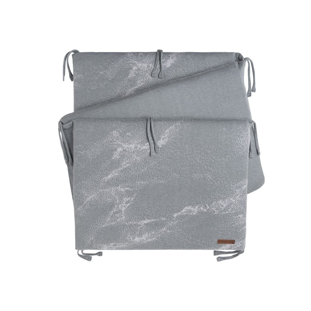 Baby's Only Bettnestchen Marble, Grau Silbergrau