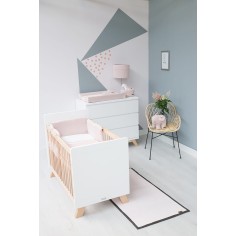 Baby's Only Bettnestchen Sparkle, Silber Rosa meliert