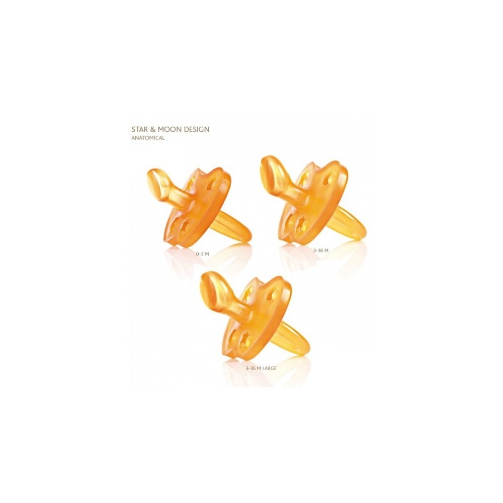 Sucette en caoutchouc naturel, classique, mâchoire