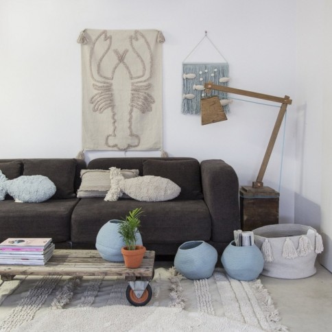 Aufbewahrungskorb Bola Ash Aqua