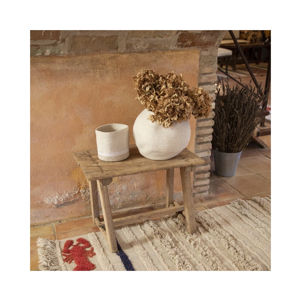 Lorena Canals Aufbewahrungskorb Bola Ash Ivory