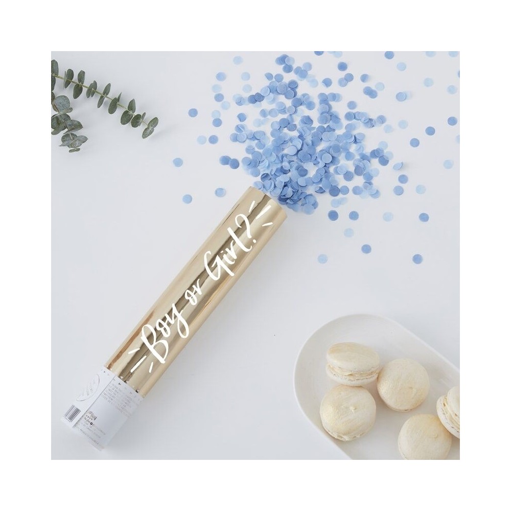 Gender Reveal Konfetti Kanone, Baby Boy