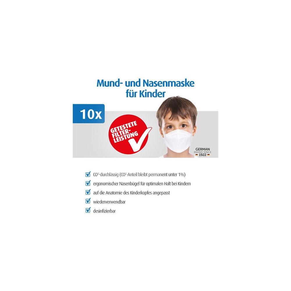 Mund- und Nasenmaske für Kinder (3er Pack)