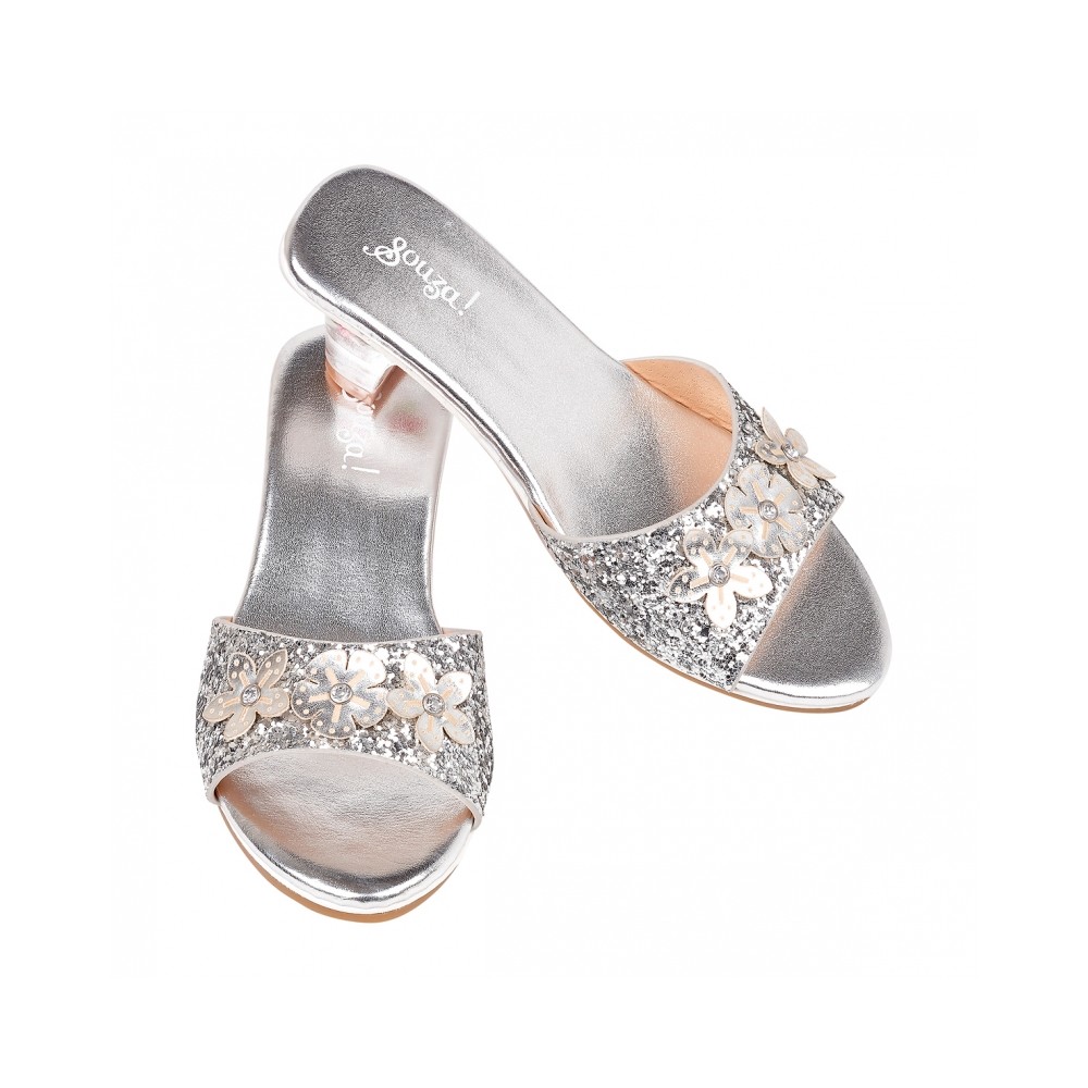 Souza for Kids Pantolette mit Absatz Mariona, Silber
