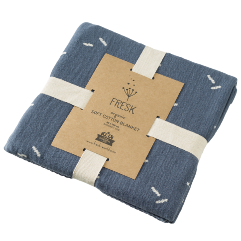 Fresk gestrickte Decke 80x100 - Dusty Pink