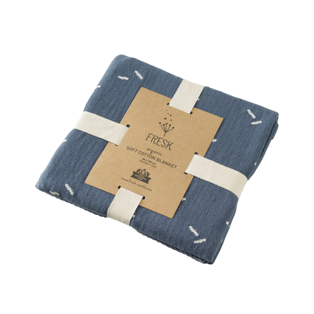 Fresk gestrickte Decke 80x100 - Dusty Pink