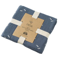 Fresk gestrickte Decke 80x100 - Dusty Pink