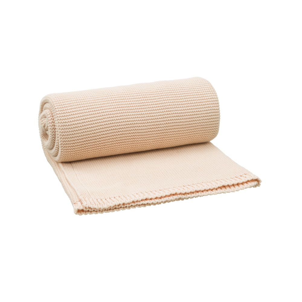 Fresk gestrickte Decke 80x100 - Dusty Pink