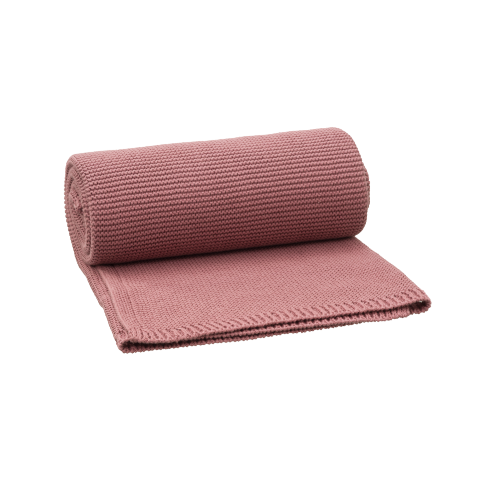 Fresk gestrickte Decke 80x100 - Rose Dawn