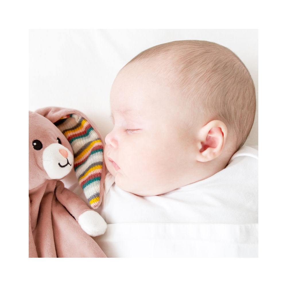 Kuscheltuch mit Sound-Modul, Hase Becky