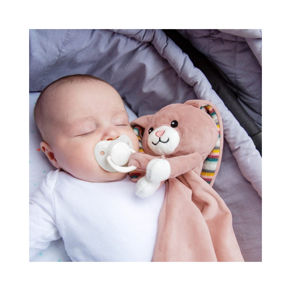 Kuscheltuch mit Sound-Modul, Hase Becky