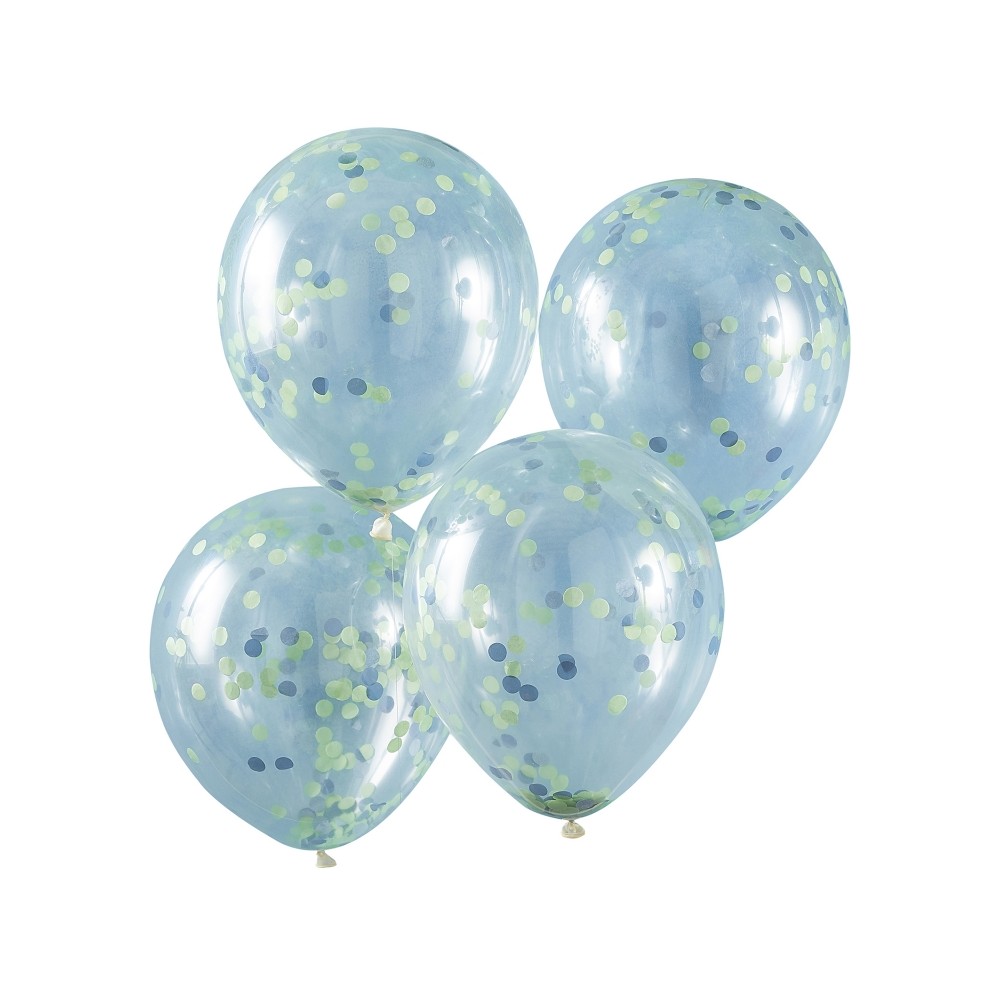 Latex Konfetti Luftballone 5 Stk., Roar