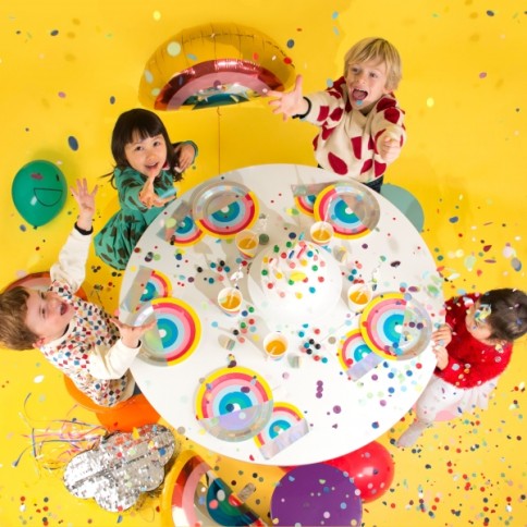 Kartonteller, Ballon, 8 Stk.