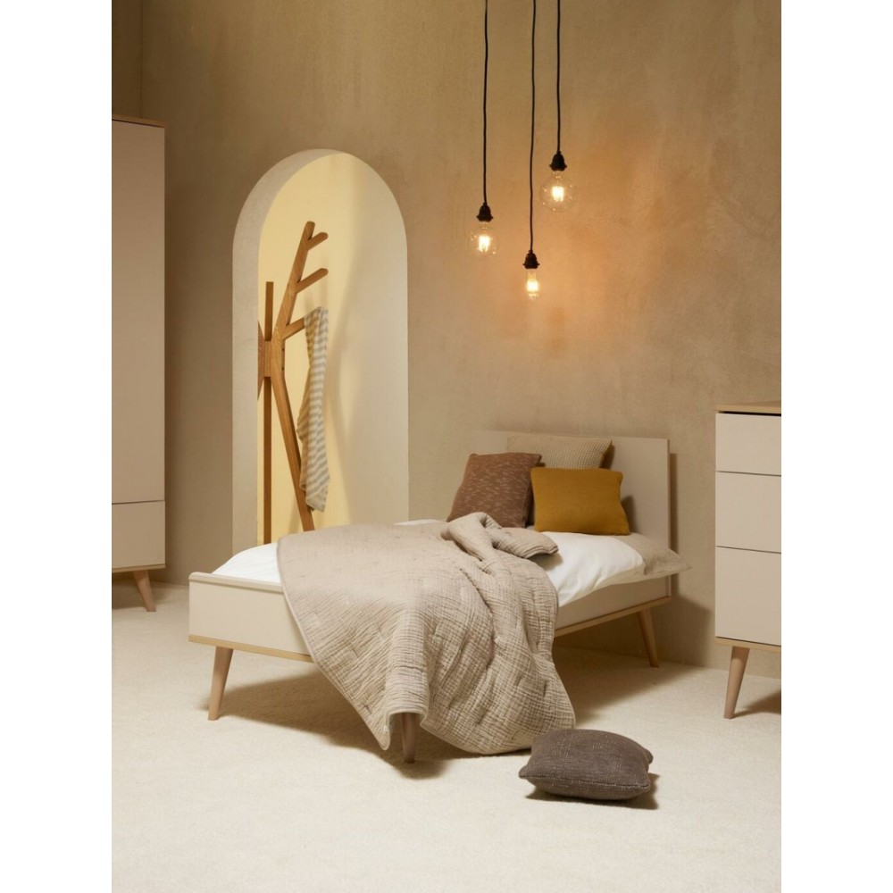 Babybett Flow, Clay & Oak