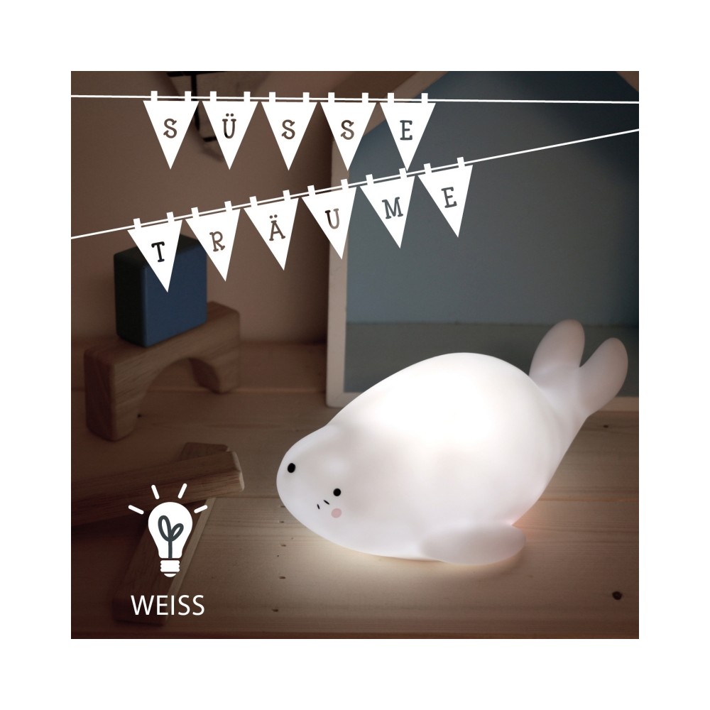 lumilu Lazy Friends Nachtlicht, Seal